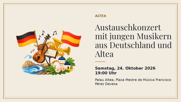 Jugendorchester-Konzert im Palau Altea