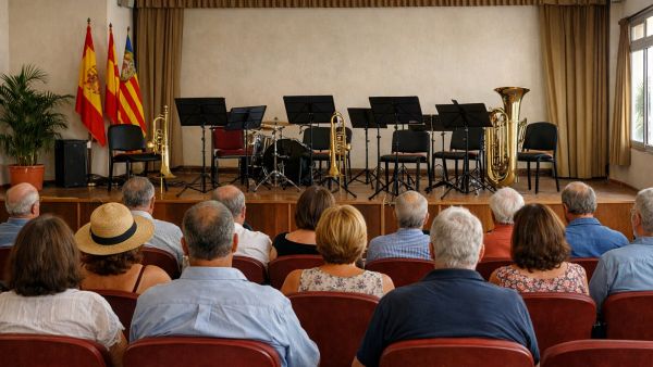 Militärkonzert im Parque de Artillería, Cartagena