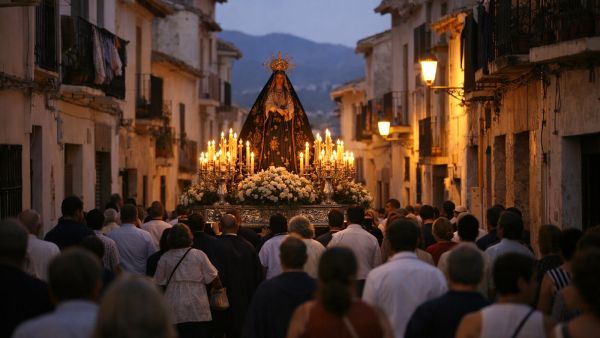 Guardamar: Haupttag der Fiestas de la Virgen del Rosario