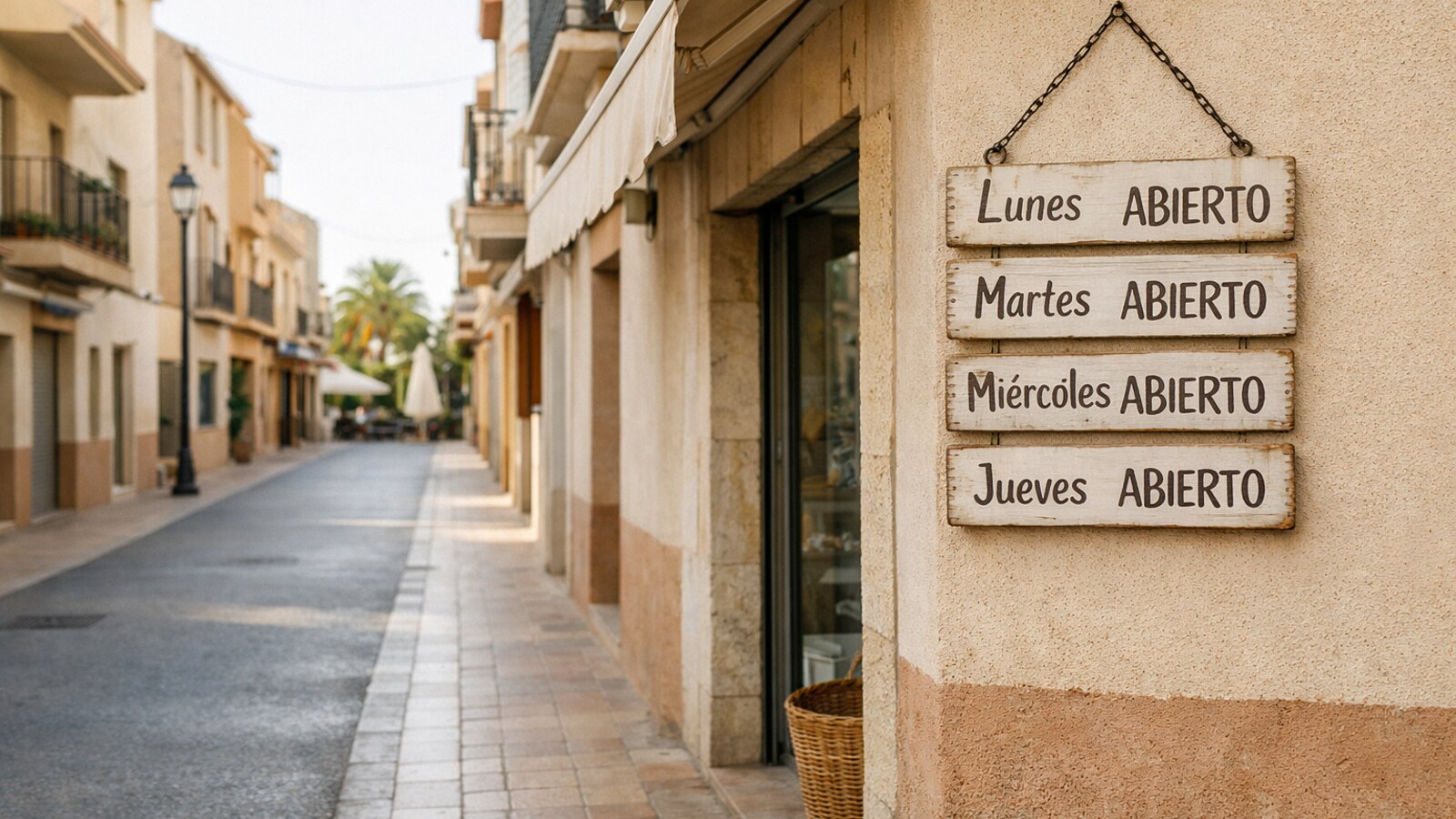 Ladengeschäfte in einer Einkaufsstraße in der Region Murcia (KI-Symbolbild)
