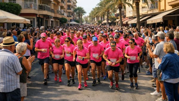 Solidaritätslauf gegen Brustkrebs in Orihuela
